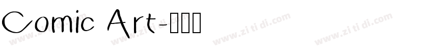 Comic Art字体转换